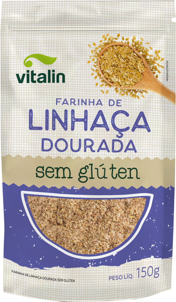 Linhaça Dourada Farinha Vitalin