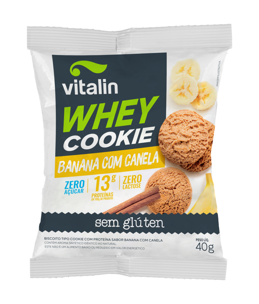 Whey Cookie Vitalin Banana Canela Zero G Vitalin